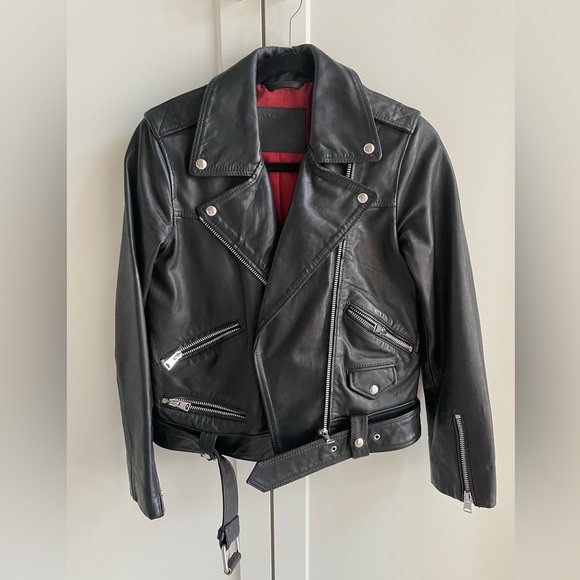 All Saints Leather Jacket - Picture 2 of 6